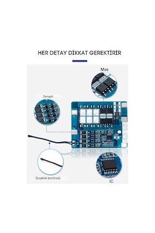 Tdt 3s 10a Pil Yönetim Sistemi İçin Pil Koruma Devresi Lifepo4 Bms