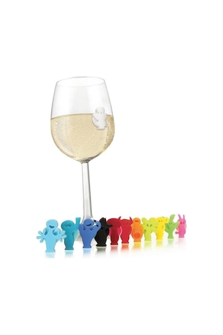Vacu Vin Party People Bardak Markörü 12 Parça - Kutulu