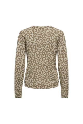 Only Onllullu Ls O-neck Cc Knt Kadın Bluz 15376393 LEOPAR