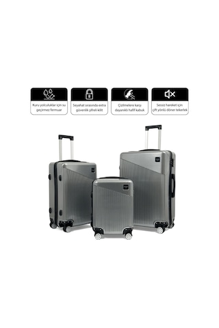 Reymond Luggage PC Venüs Aurora Serisi Valiz, Gold - Orta Boy Altın