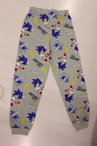 Durukoza %100 Pamuk Erkek Çocuk Pijama Takımı Sonic 4 Mevsim Gri