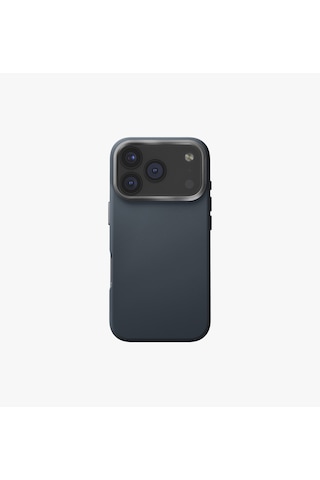 Apple Uyumlu iPhone 17 Pro Kılıf Lyden Vegan Deri Kaplama İnovatif Görünüm Magsafe Premium Kapak Lacivert