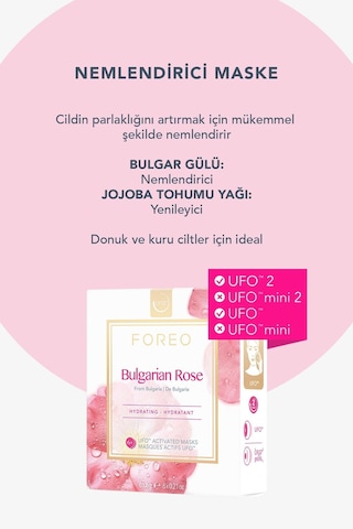 Ufo Bulgarian Rose Nemlendirici 6'lı Aktif Maske