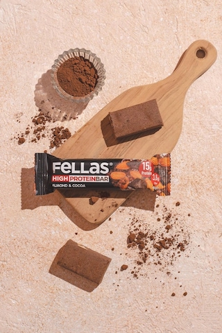 Fellas Yüksek Protein Bar - Bademli Ve Kakaolu 45g 3 Adet