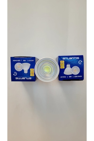 6 Watt Mr16 İğne Bacaklı Led Spot Ampulü Beyaz Işık 10 Lu Paket