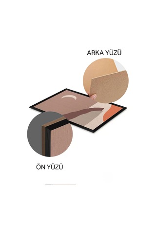 Tek Parça Ahşap Çerçeve Görünümlü Pantene Renk Serisi Mdf Tablo 33x48 Cm - Model 10 - Ersypantene2025model10