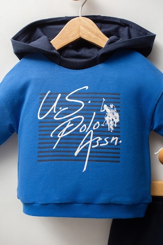 U.S. Polo Assn. Erkek Bebek Mavi Takım Usb2580-c-v1 Mavi