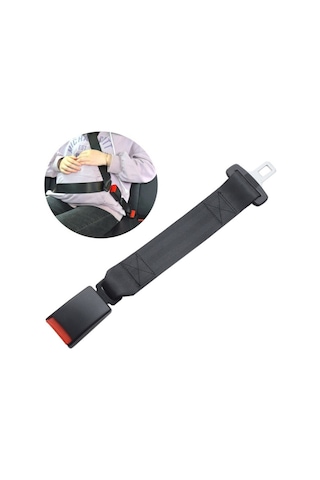 Universal Araç Emniyet Kemeri Uzatma Kayışı Siyah