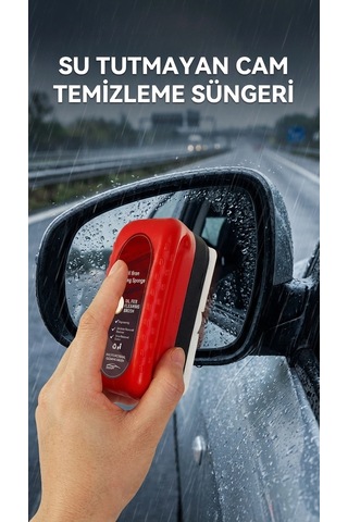 Buğz Su Tutmayan Araç Cam Temizlik Süngeri Pratik Kullanım Diğer