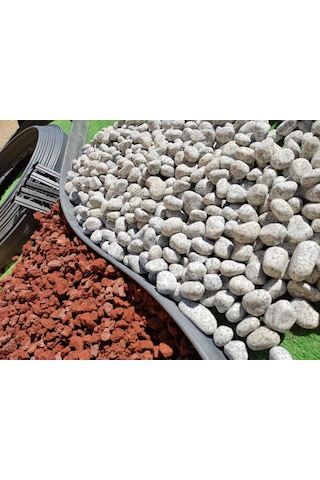 Çim Ayırıcı 5 Metre Çim Sınırlayıcı Taş Toprak Ayıracı Çim Bariyeri