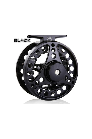 Siyah Sougayılang Balıkçılık Makaraları 2 + 1bb Alüminyum Cnc Tam Metal Makara Açık Sinek Olta Takımı Aracı