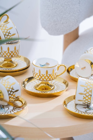 Acar Leoni Tek Kişilik Kahve Fincanı- 90 Ml Çok Renkli
