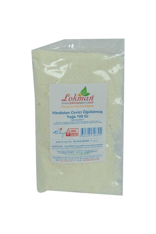 Hindistan Cevizi Öğütülmüş Yağlı 100 Gr Paket Doğal
