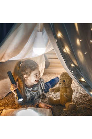 Gajeena Güneş Enerjili 12 Led Dış Mekan Acil Işık Topu - Beyaz Işık, Taşınabilir, 4 Saat Aydınlatma Süresi, Tekli Paket Beyaz