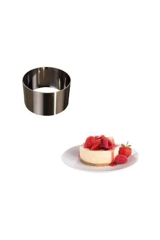 Parfe Kalıbı / Yuvarlak Tekli Küçük Pasta Kalıbı 9 Cm Diğer