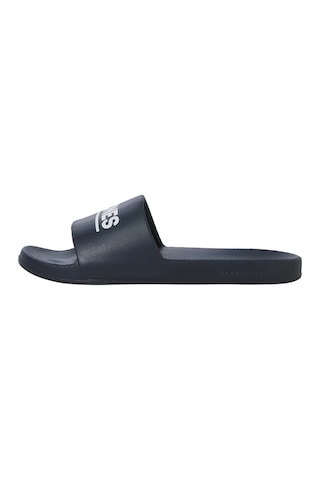 Jack & Jones Erkek Jfwollıe Yazı Detaylı Terlik 12236477 Antrasit Antrasit