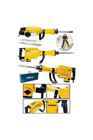 Steiner Alman Profesyonel 5200 Watt 16 Kg 58 J Kırıcı Delici Hilt