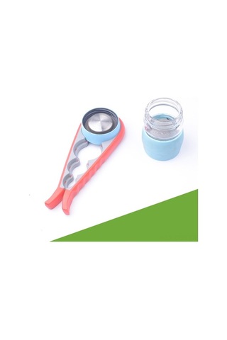 Pazly 4'lü Ev Açacak Seti - Kaymaz Tutma, Dayanıklı Gümüş, Kullanışlı, Evde Kolay Kullanım Gümüş