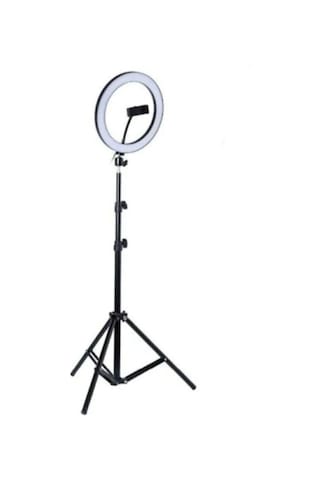 Kuaför Youtuber Makyaj Çekim Ring Fill Lightl Led 2 Mt Stand Stüdyo Işığı Ensiga 10 Inç