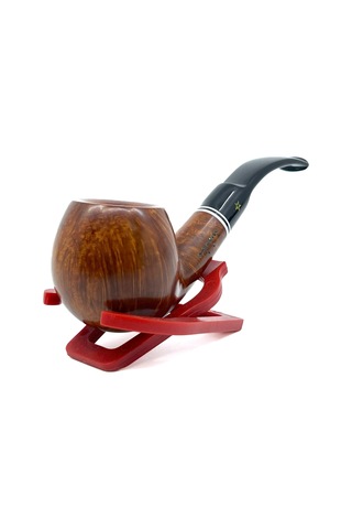 Şahin Sarı Yıldız Bent Apple 9mm Filtreli Akrilik Saplı Pipo - İstanbul 233