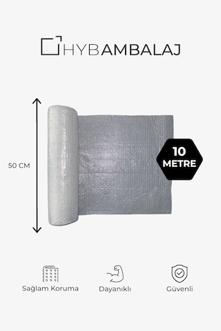 50cm X 10mt Kalın Balonlu Naylon Patpat - Koruyucu Ambalaj Ve Paketleme Malzemesi