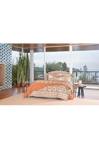 Linens Gunny 45x45 Cm Kırlent Kılıfı Hardal Hardal