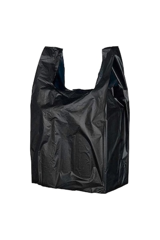 Siyah Büyük Boy Atlet Poşet 1 Kg.