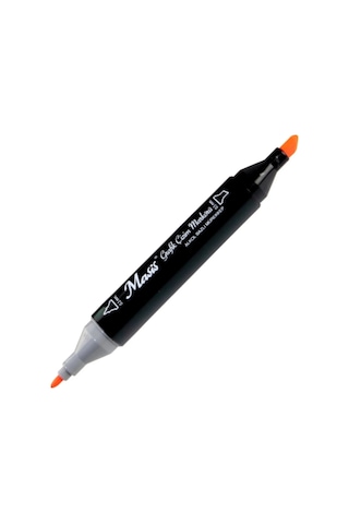 Çift Uçlu Marker Kalemi 11 Carmine