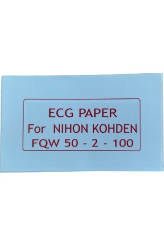 Ecg Kağıdı Nihon Kohden Fqw 50-2-100 Z Katlamalı 5 Adet 100 Sayfa
