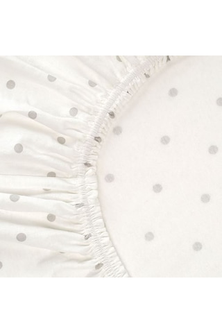 2'li Lastikli Çarşaf Seti Bebek Beyaz-Kahverengi 60x120 Cm