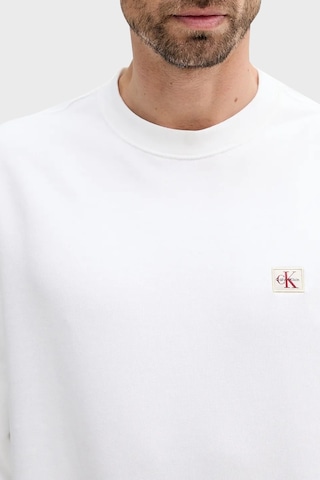 Calvin Klein Erkek Sweat Lv04rc273g Yaf Beyaz Beyaz