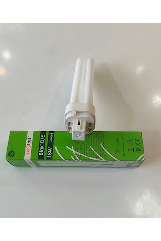 Ge Biax D/e 18w G24q-2 4-pin Enerji Tasarruflu Plesioglass Ampul F18dbx/840/4p/ll