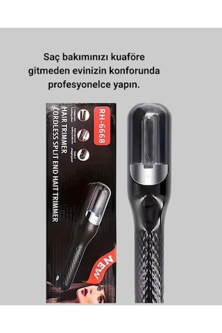 Rh-6668 - 844 - Şarjlı Tnabilir Otomatik Saç Düzeltici Elektrikli Saç - Glblseme - Kesme Makinesi