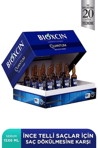 Bioxcin Forte Saç Dökülmesine Karşı Şampuan + Quantum Serum + Biotin Tablet