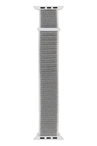 Ekılıf - Apple Uyumlu Watch Ultra 49mm - Kordon Serisi Hasır Strap Kayış Band-03 - Seashell