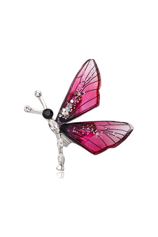 Padalink Eşarp Bileklik Kemer Takımı İçin 6 Adet Gümüş Renkli Kayışlı Telli Aksesuar Seti Mor