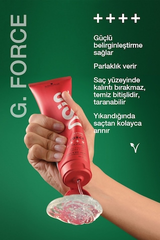 Schwarzkopf Osis G. Force Güçlü Şekillendirici Saç Jölesi 150 ML
