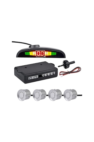 GPR AUTO PARTS TÜRKÇE KONUŞAN PARK SENSÖRÜ LED GÖSTERGELİ GRİ