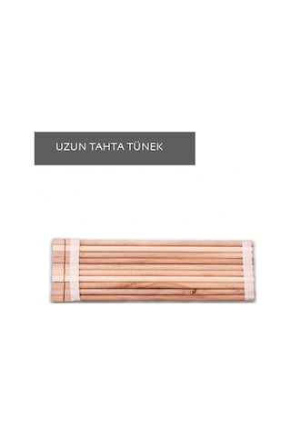 Tahta Ahşap Tünek 5 Adet 40 Cm Gürgen Ağacından