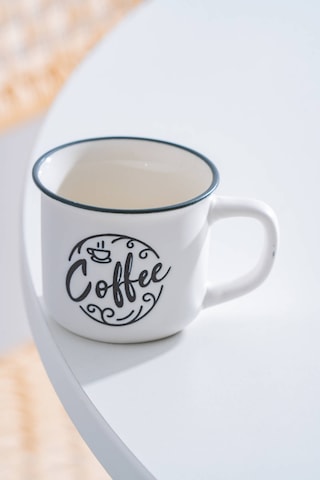 Acar Ruby Porselen Espresso Bardağı Beyaz - 115 Ml Beyaz