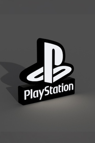 Playstation Dekoratif Led Aydınlatma Siyah Çok Renkli