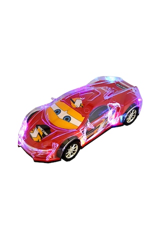 Cars Şimşek Mcqueen Araba Müzikli Işıklı Çarp Dön Oyuncak 25Cm