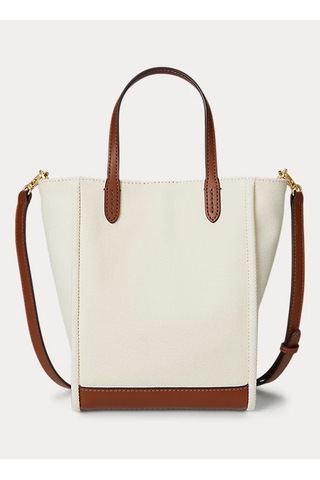 Lauren Ralph Lauren Taba - Krem Kadın El Çantası 431982235003