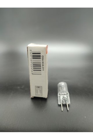 G.6 Halojen Ampul 50.watt Şeffaf Renkte. 5.adetli Paket