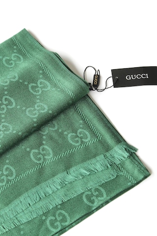 Miorel Scarfs G Desen Çift Taraflı Kaşmir İpek Şal 4 Mevsim Soft Pamuklu Şal Yeşil