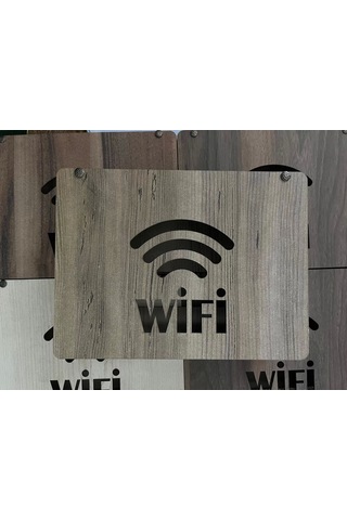 Modem Saklama Kutusu - 25x18x9 Cm Dekoratif Ahşap Modem Saklama Kutusu Modem Rafı Meşe Kahverengi
