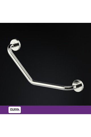 Açılı Küvet Tutamağı 45cm Ø19 Ss 304 Paslanmaz Parlak Metal