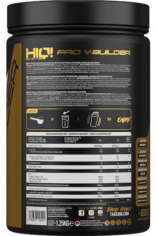 Hıq Pro V-builder 1.25 Kg Mılky Strawberry Flavored
