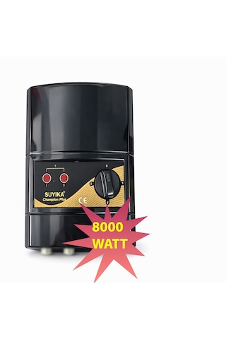 Champion Plus 7500w Elektrikli Şofben 3 Kademeli Ani Su Isıtıcı Yüksek Güçlü Hızlı Isıtma Güvenlik Korumalı Enerji Verimli