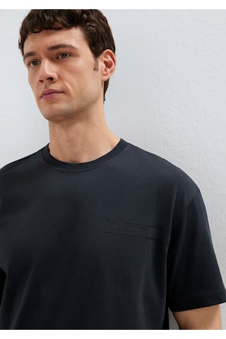 Mavi M0613589-71379 Mavi Black Logo Baskılı Tişört Erkek T-shirt Siyah